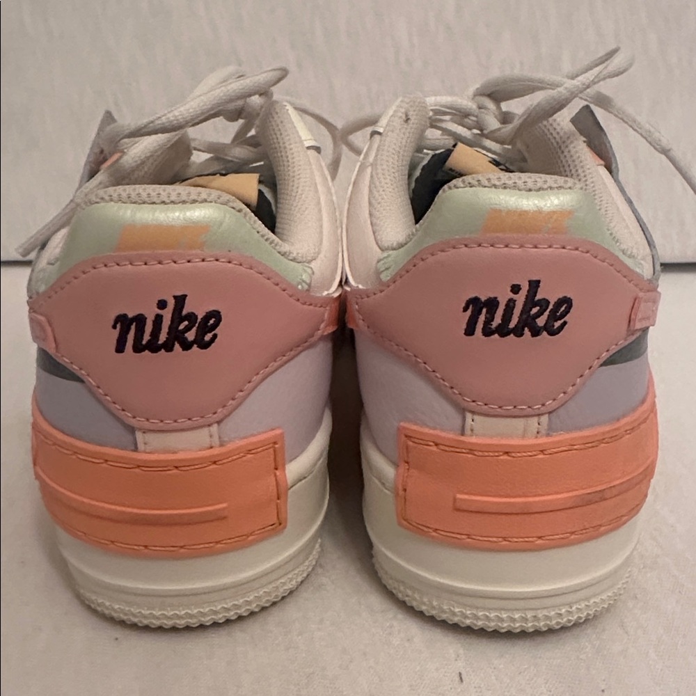 Nike Women’s Air Force 1 Shadow Orange Chalk Pink Glaze CI0919-111 Shoe Size 8.5 - Picture 8 of 15